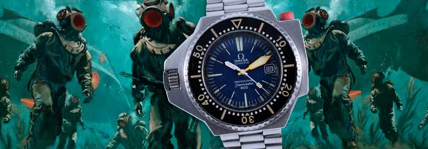 Omega Seamaster 600 Vintage Diver Watch PloProf 166.077 Circa 1969